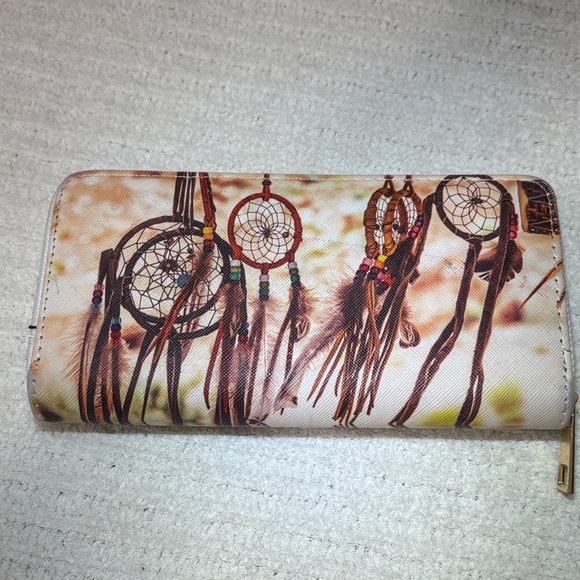 Bohemian First Nations Dreamcatcher Women's Wallet - Picture 3 of 5